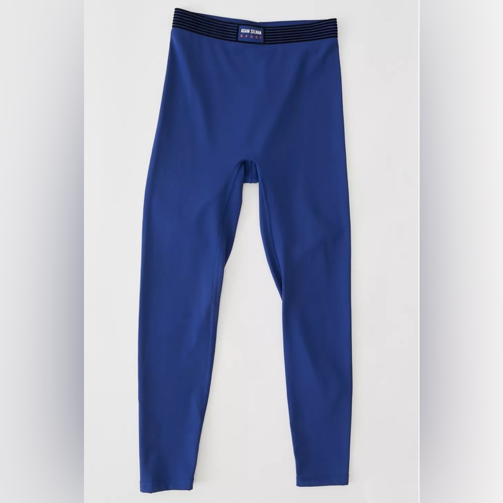 Adam Selman Sport Royal Blue Bonded High-Waisted Legging